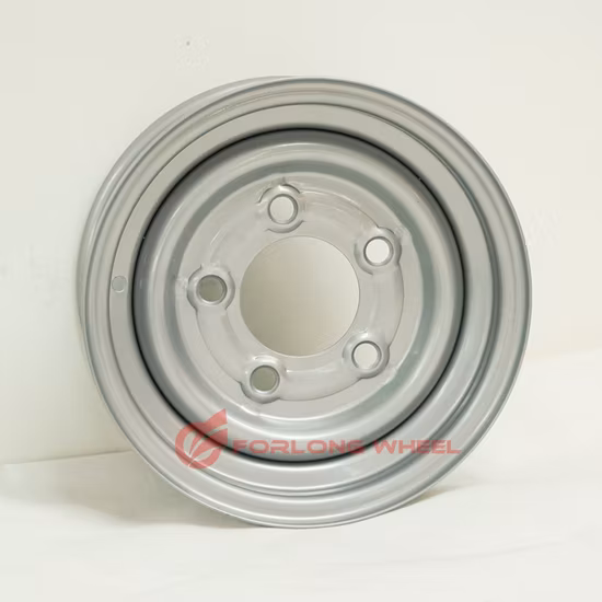 Cerchio in acciaio per rimorchio Forlong da 12 pollici 4,5jx12 su PCD 112 mm per uso in roulotte per rimorchi per cavalli e barche